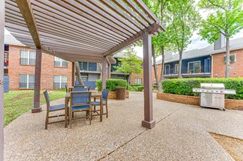 Open air patio
